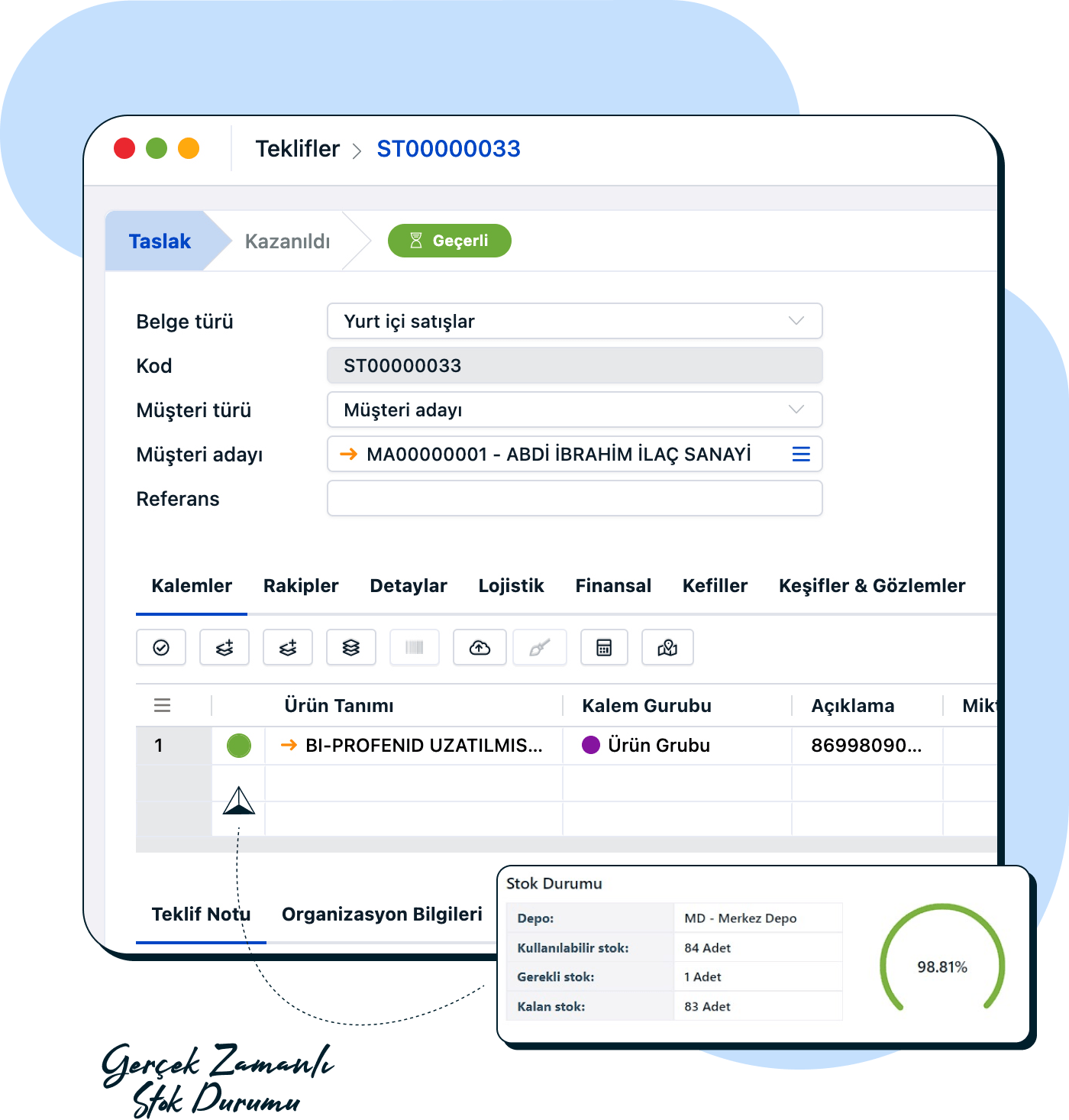 Teklif süreçlerinizdeki kurallarınızı önceden otomatik olarak belirleyin.