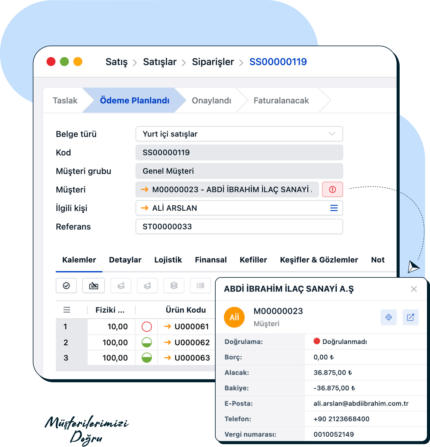 Bireysel ve kurumsal VKN sorgusu ile müşterilerinizi anında doğrulayın.