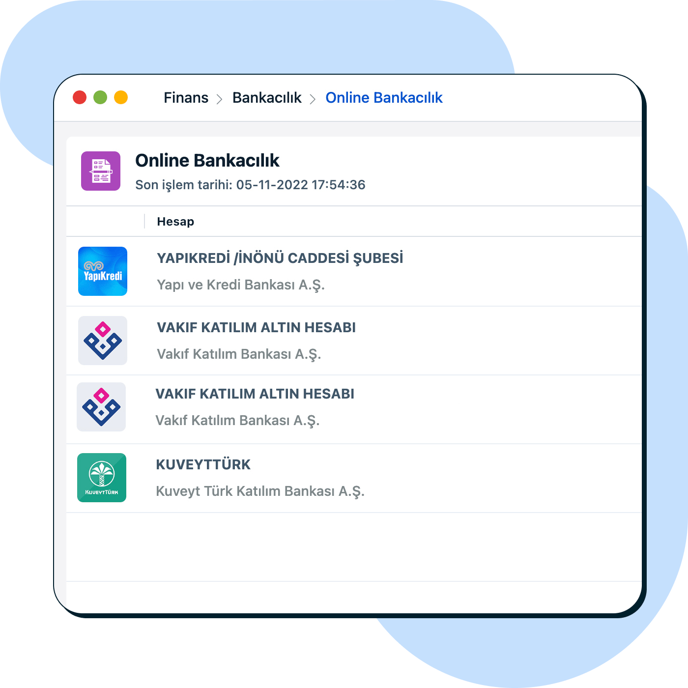 Banka ekstrelerinizi zahmetsiz uzlaştırın.