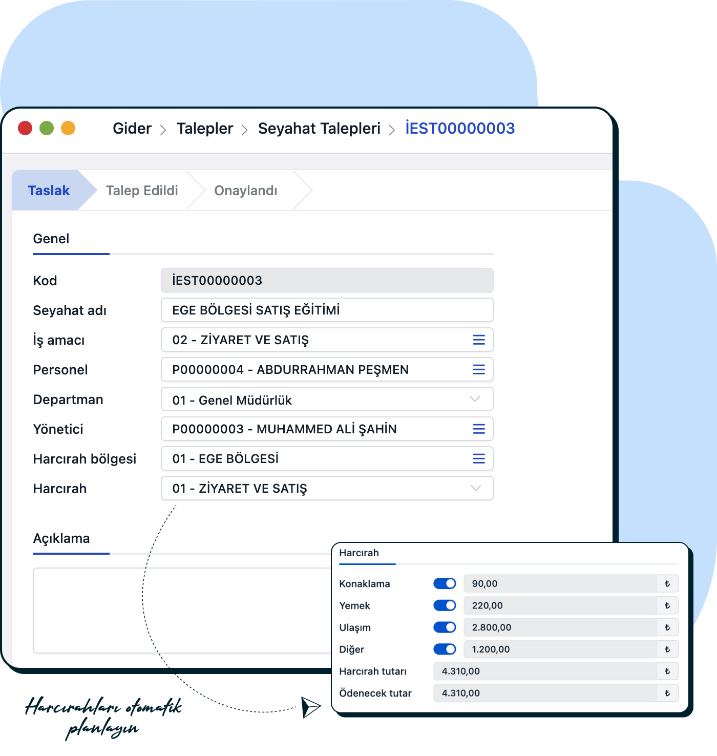 İş seyahatlerinizi önceden planlayın.
