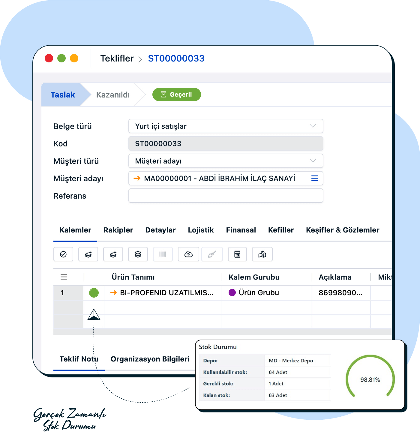Teklif süreçlerinizdeki kurallarınızı önceden otomatik olarak belirleyin.